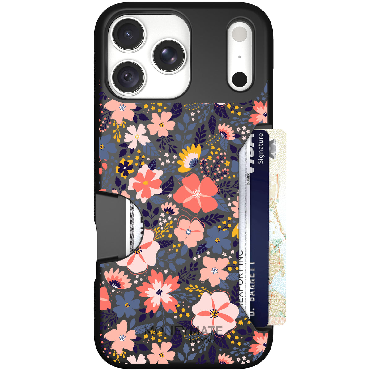 Moneymate Wildflowers for iPhone 18 Pro Max — case