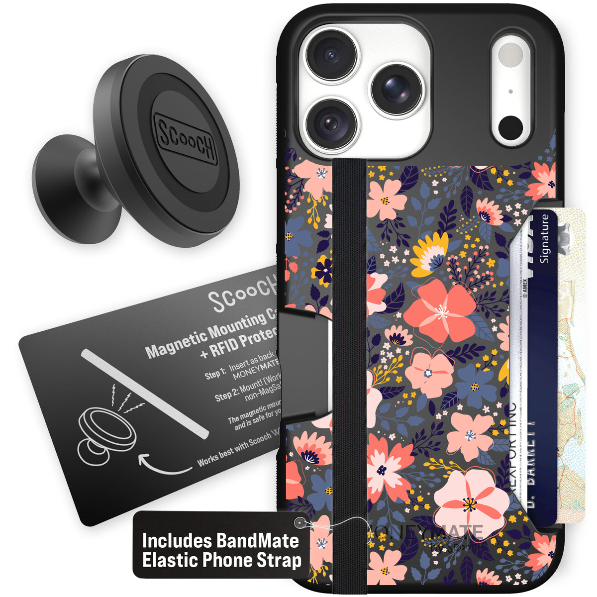 Moneymate Wildflowers for iPhone 18 Pro Max — Starter Bundle