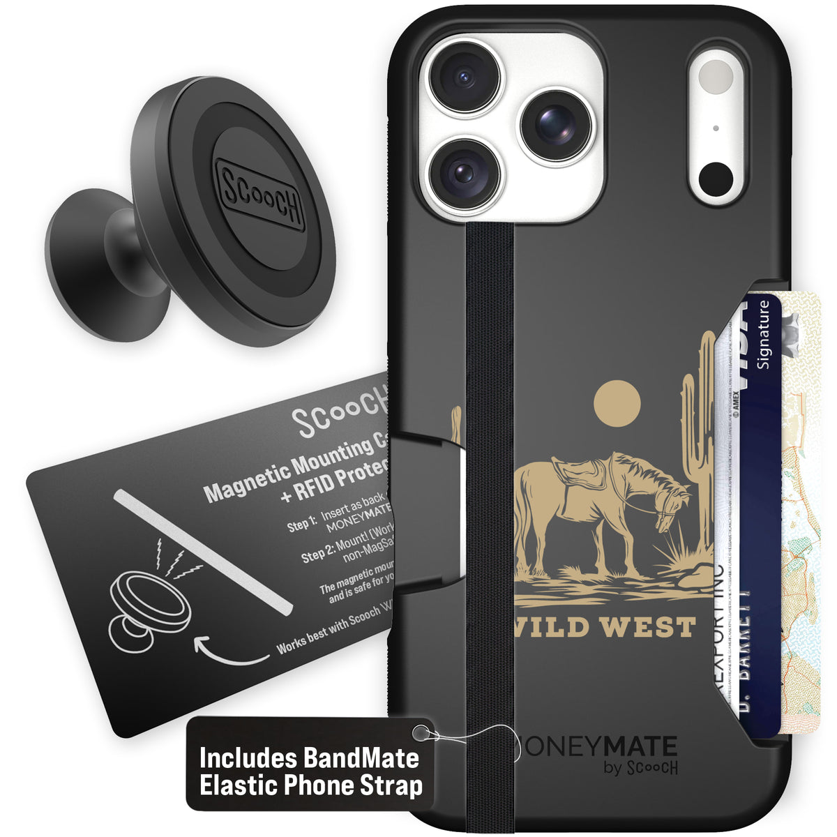 Moneymate Wild West for iPhone 18 Pro Max — Starter Bundle