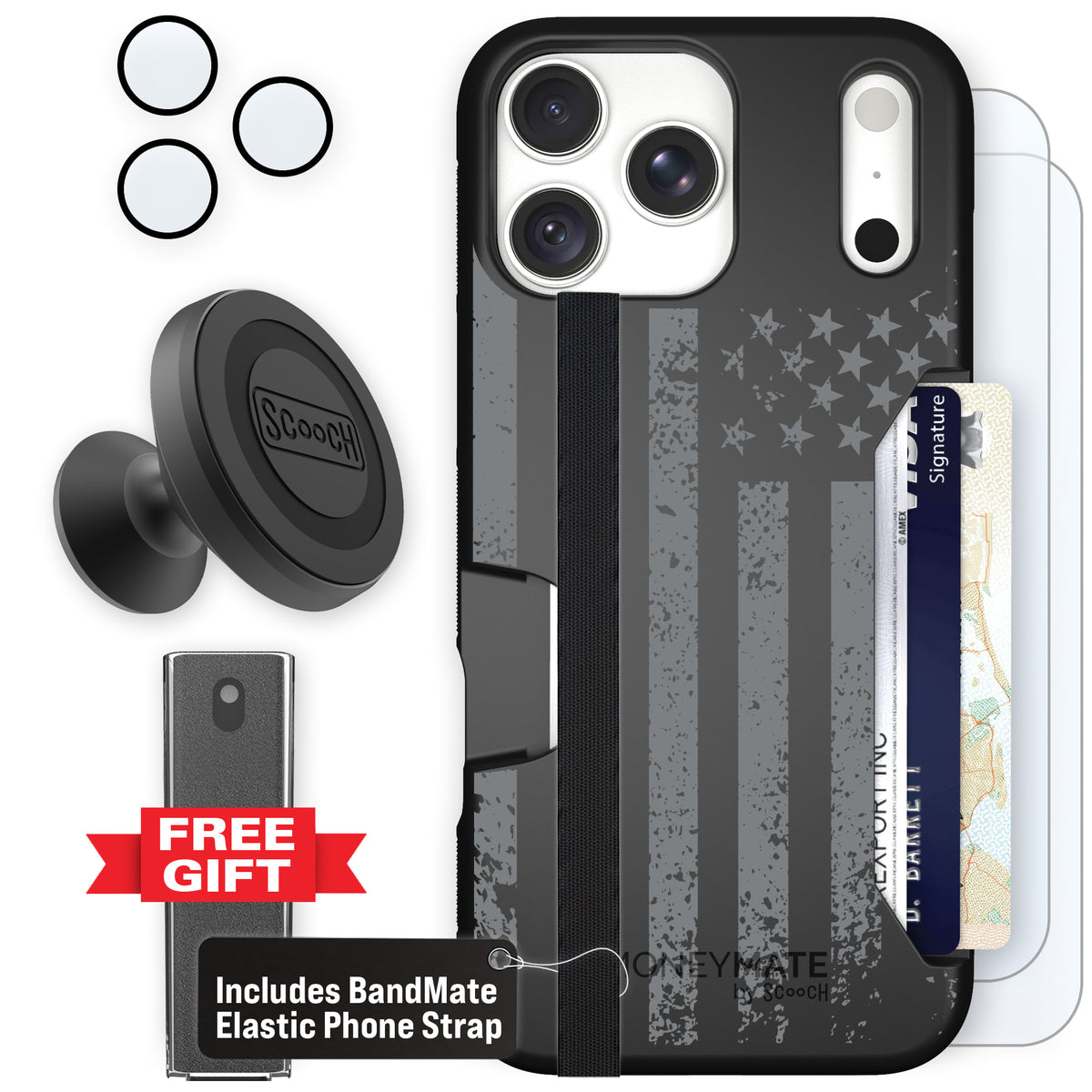 Moneymate Weathered Glory for iPhone 18 Pro Max — Defender Bundle