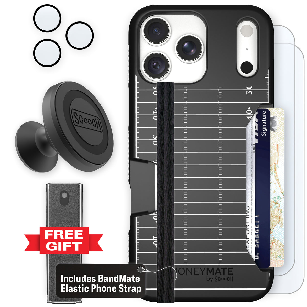 Moneymate Yard Lines for iPhone 18 Pro Max — Defender Bundle