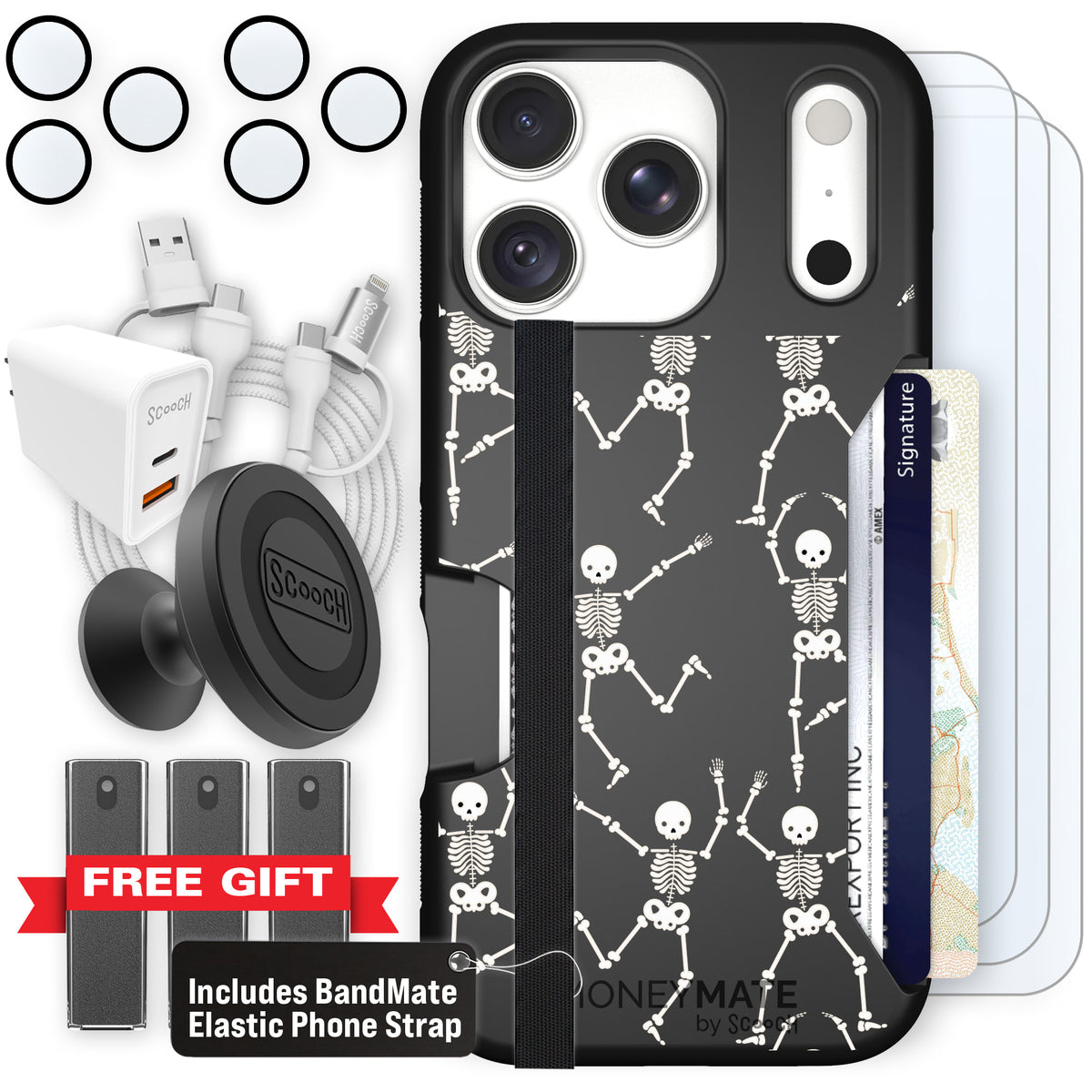 Moneymate Swinging Skeletons for iPhone 18 Pro — Ultimate Bundle
