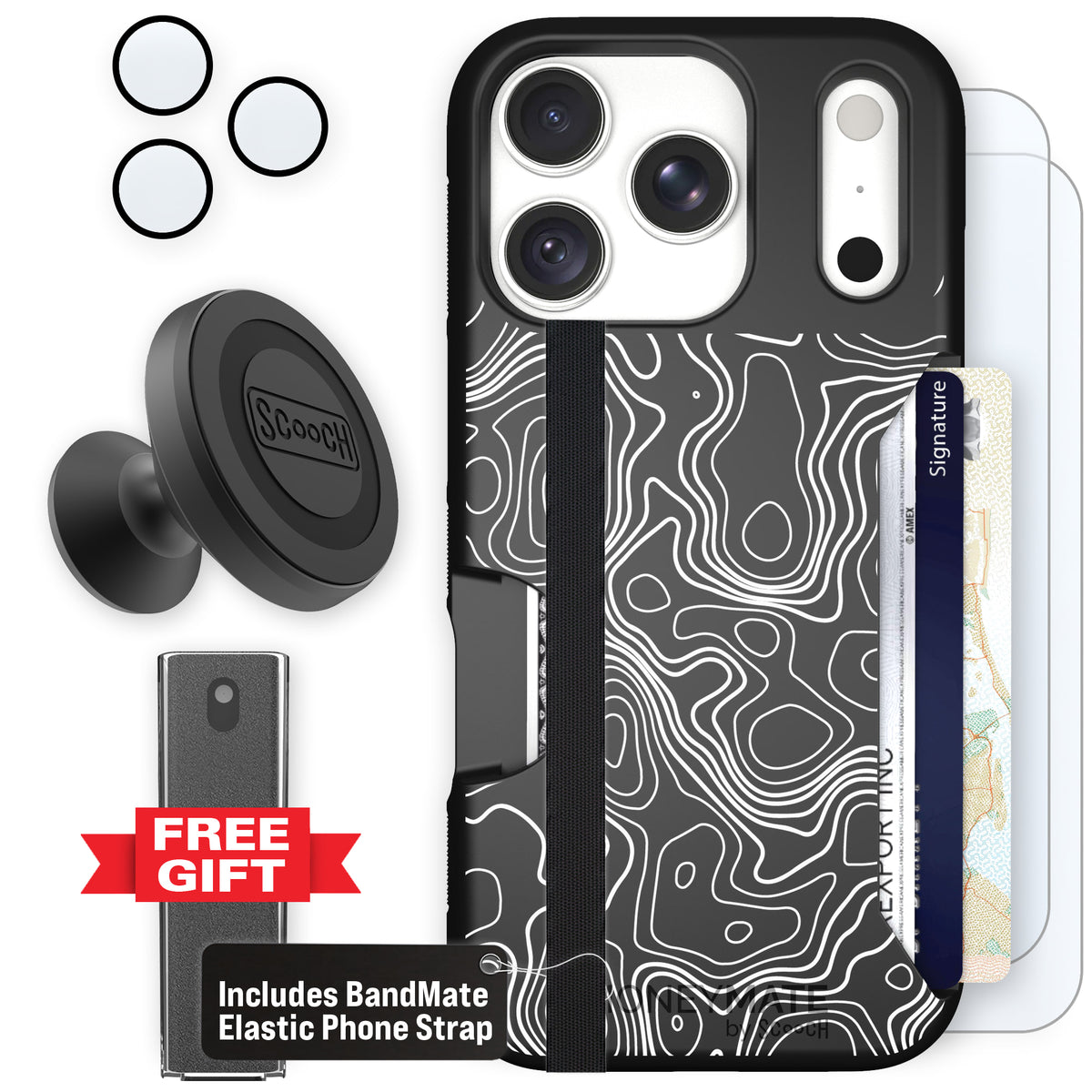 Moneymate Topography for iPhone 18 Pro — Defender Bundle