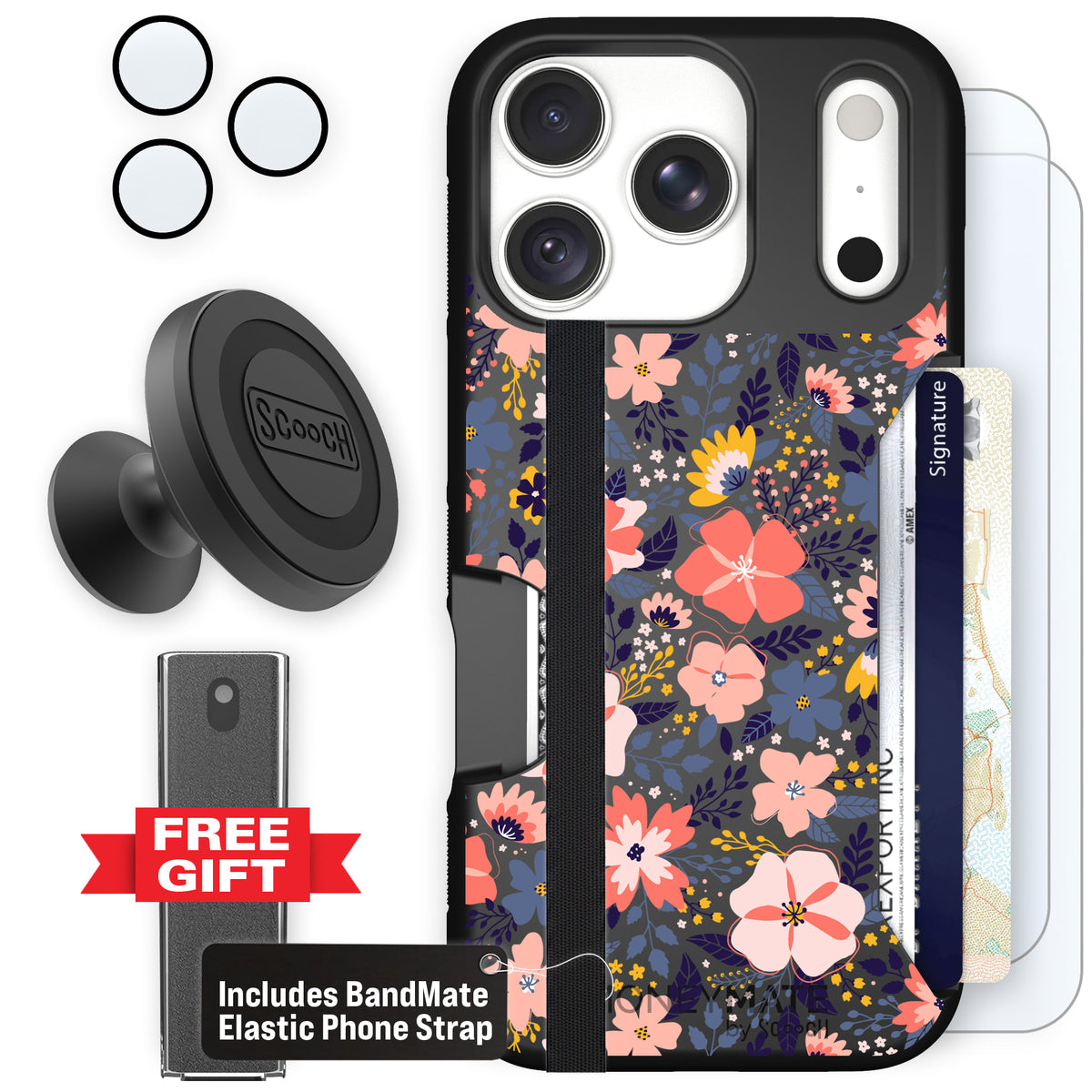 Moneymate Wildflowers for iPhone 18 Pro — Defender Bundle
