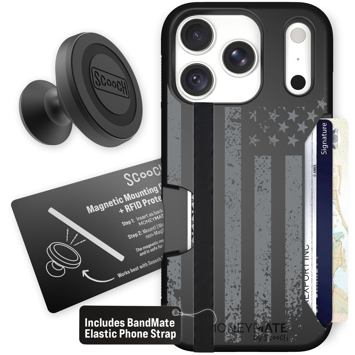 Moneymate Weathered Glory for iPhone 18 Pro — Starter Bundle