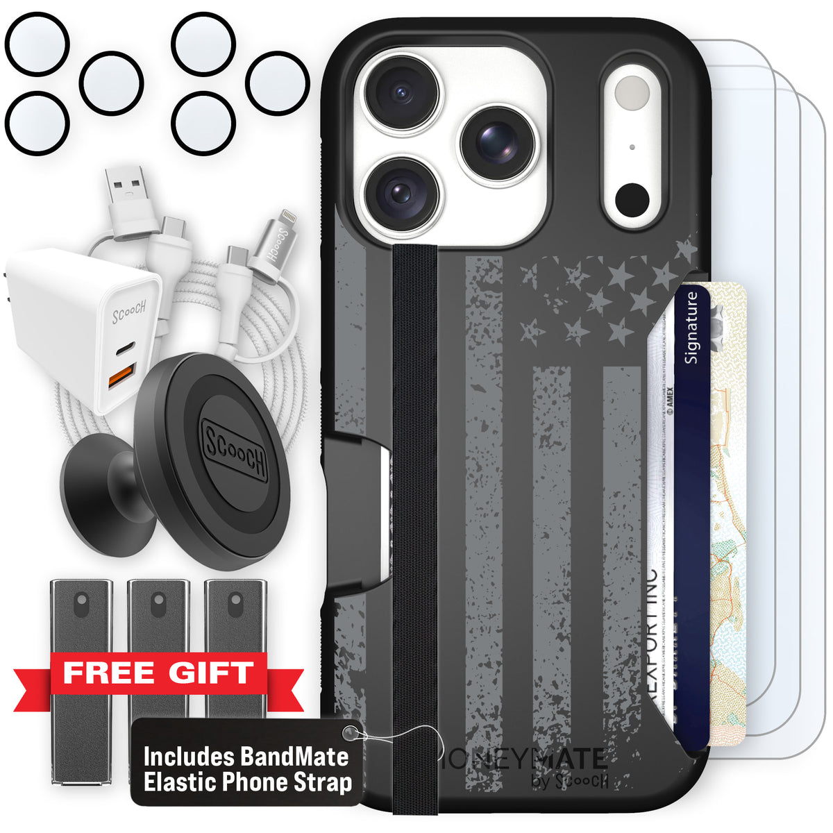 Moneymate Weathered Glory for iPhone 18 Pro — Ultimate Bundle