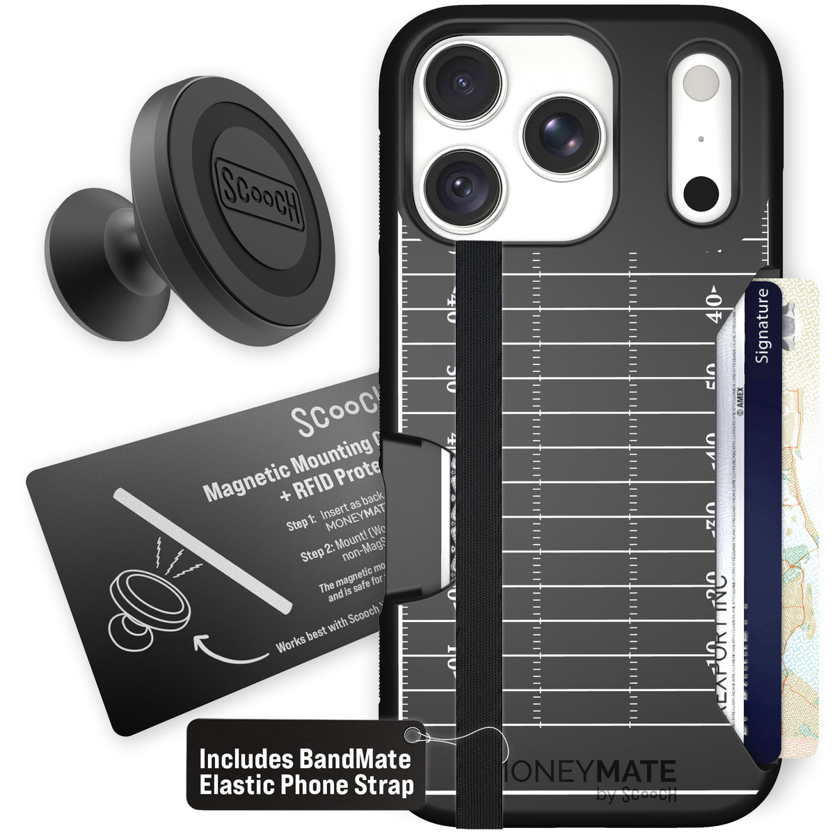 Moneymate Yard Lines for iPhone 18 Pro — Starter Bundle