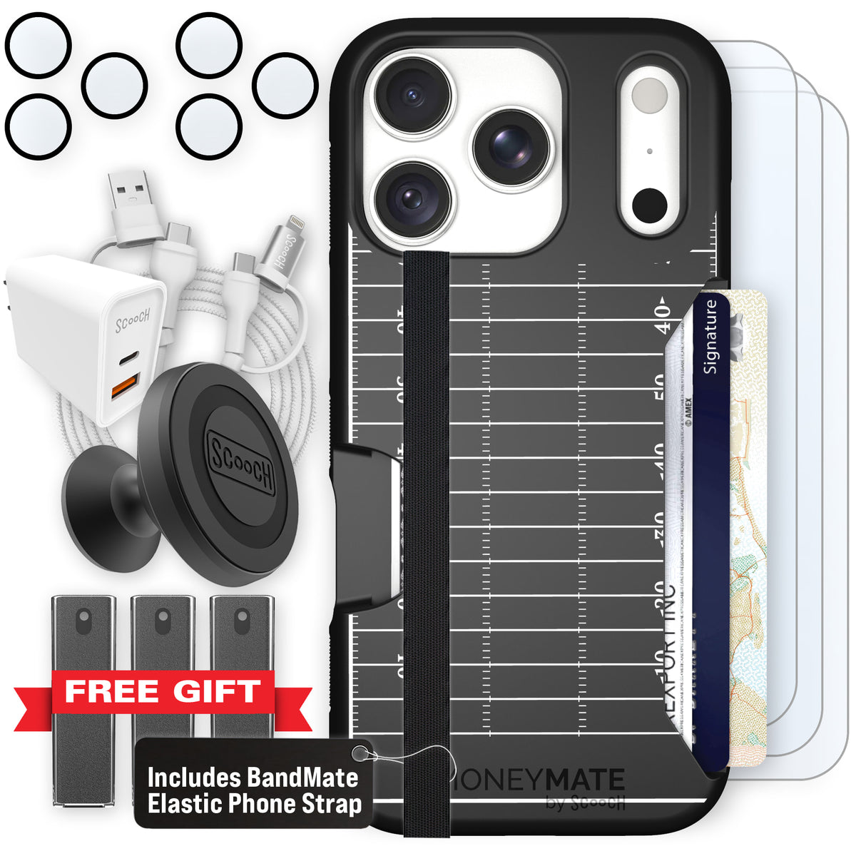 Moneymate Yard Lines for iPhone 18 Pro — Ultimate Bundle