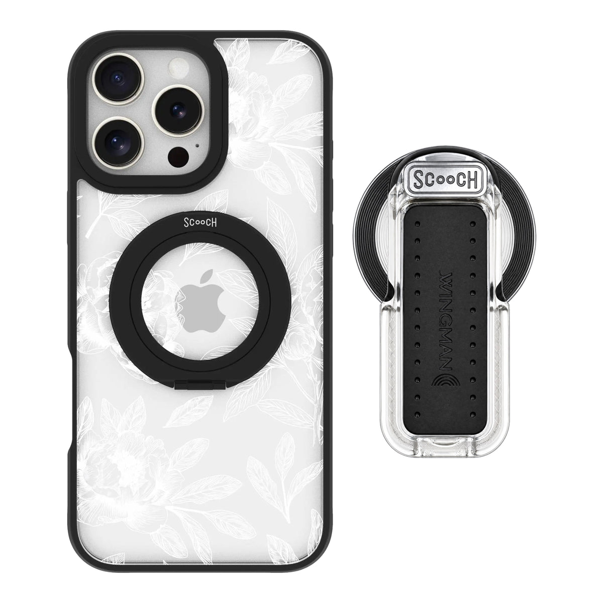 HaloCase Chinoiserie for iPhone 16 Pro Max with Clear Wingback for MagSafe