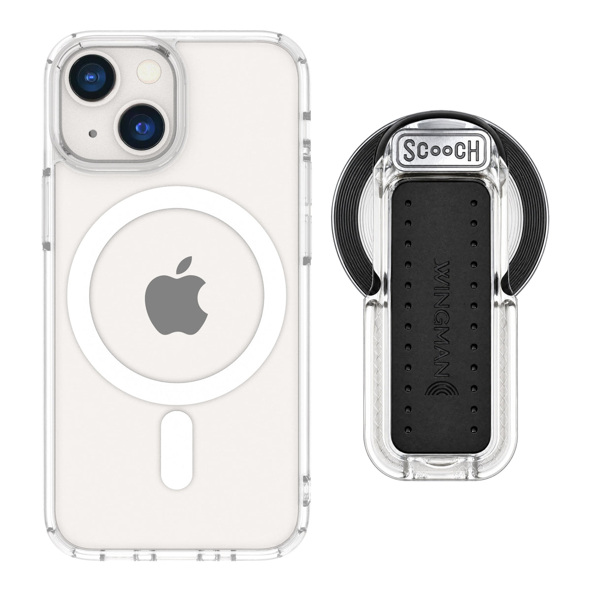 MagCase Clear for iPhone 13 mini with Clear Wingback for MagSafe