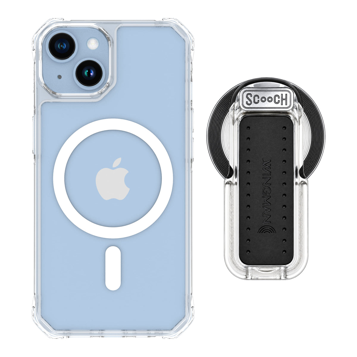 MagCase Clear for iPhone 14 with Clear Wingback for MagSafe
