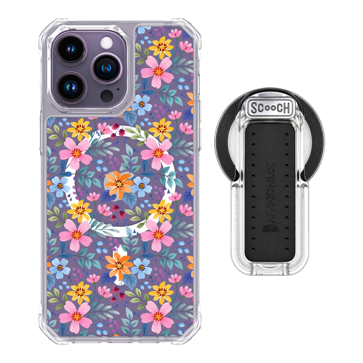 MagCase Full Bloom for iPhone 14 Pro Max with Clear Wingback for MagSafe
