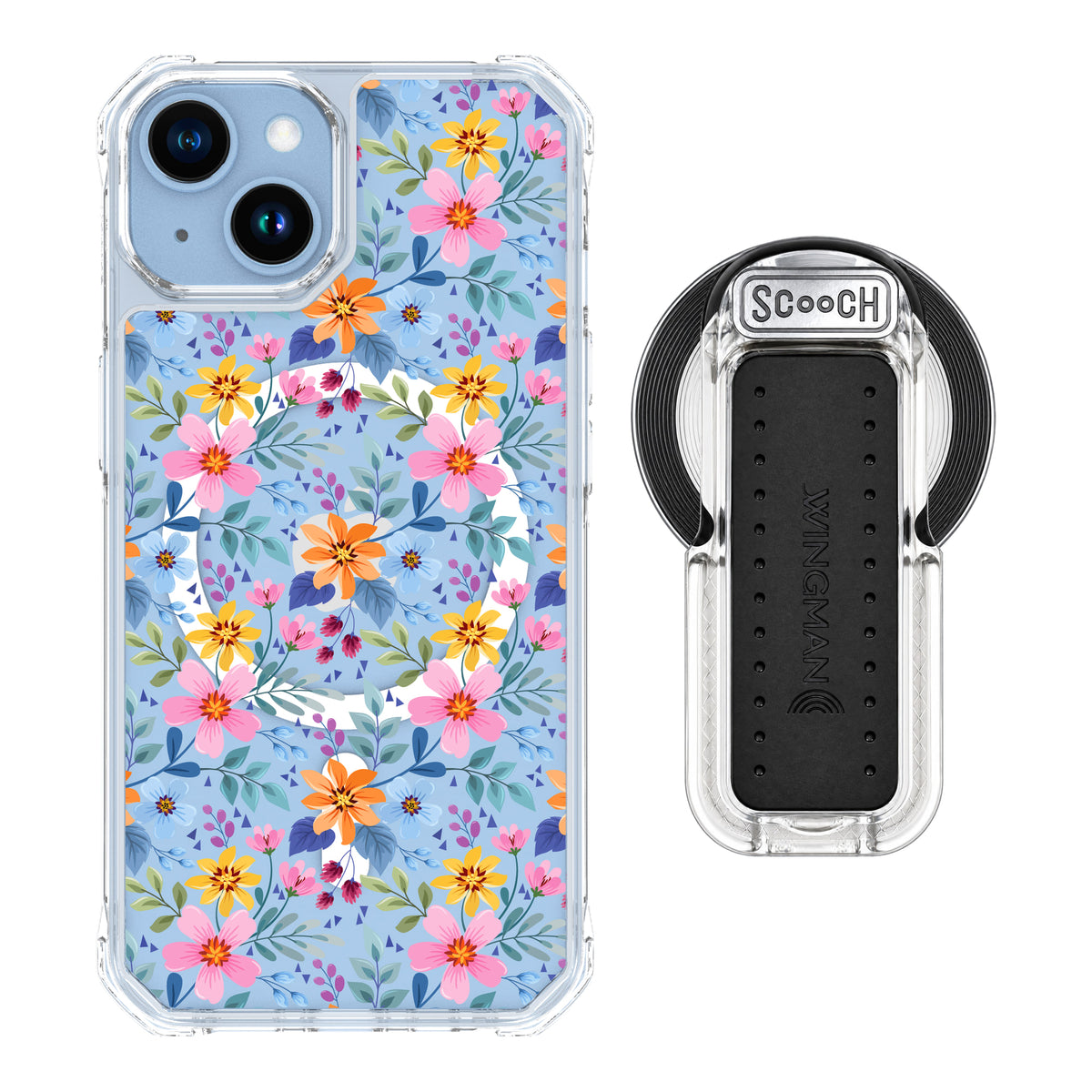 MagCase Full Bloom for iPhone 14 with Clear Wingback for MagSafe
