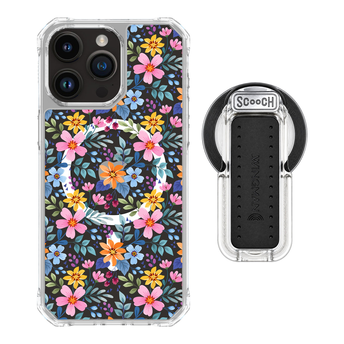 MagCase Full Bloom for iPhone 15 Pro Max with Clear Wingback for MagSafe