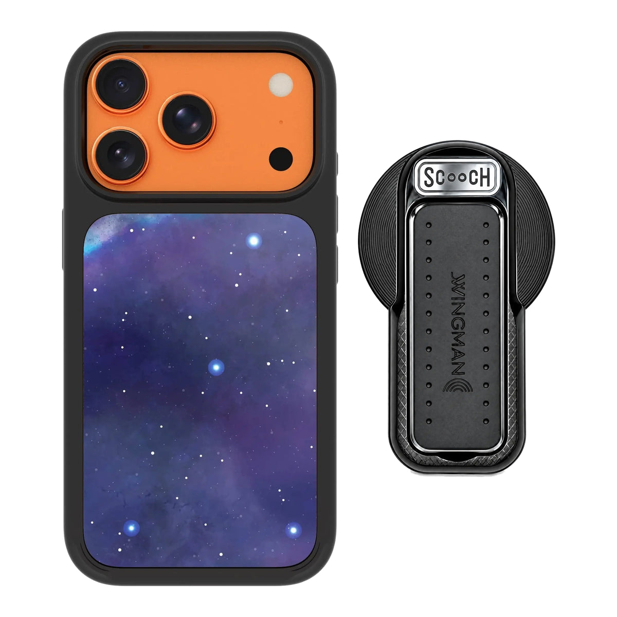 MagCase Galaxy for iPhone 17 Pro with Black Wingback for MagSafe