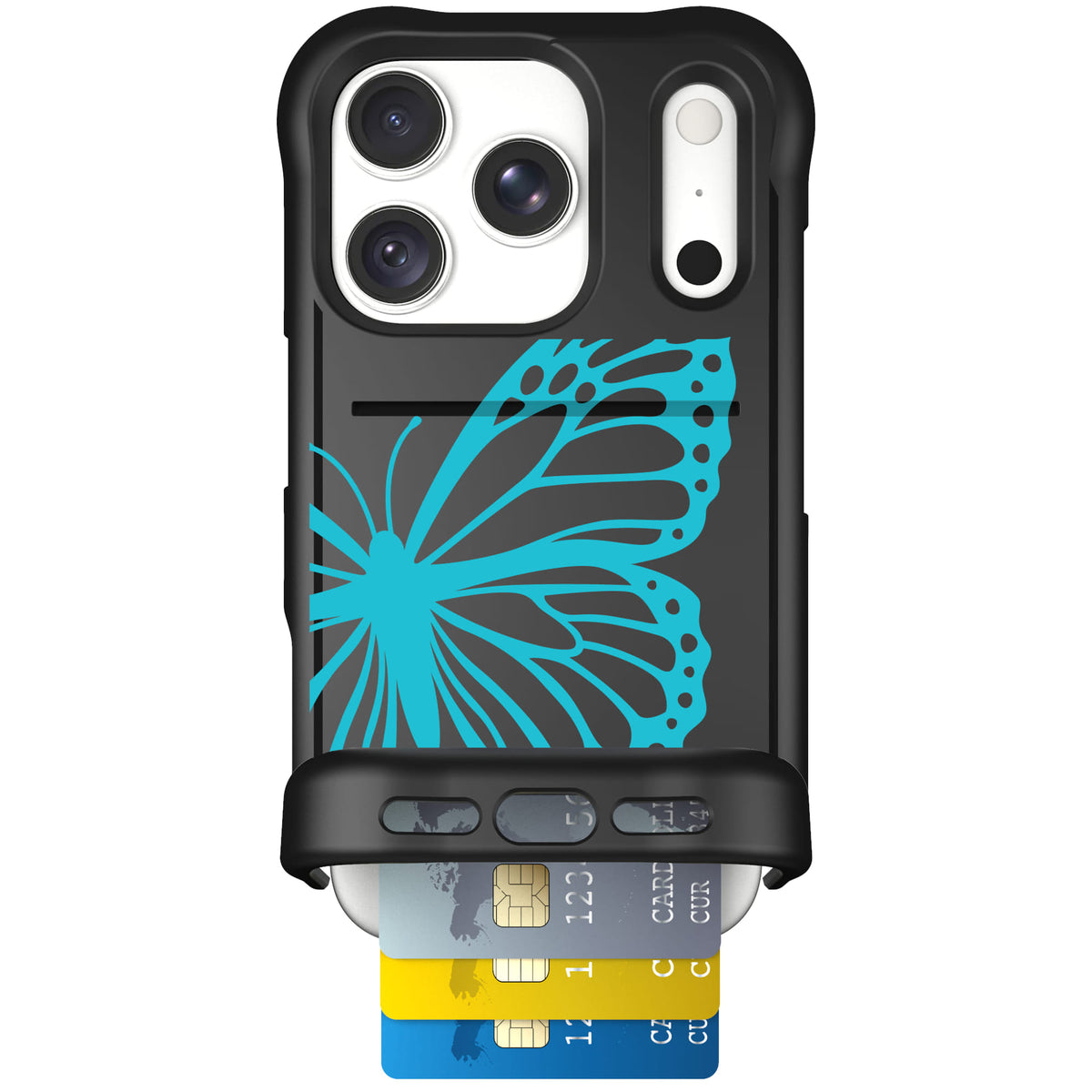Wingmate Azure Butterfly for iPhone 18 Pro — case
