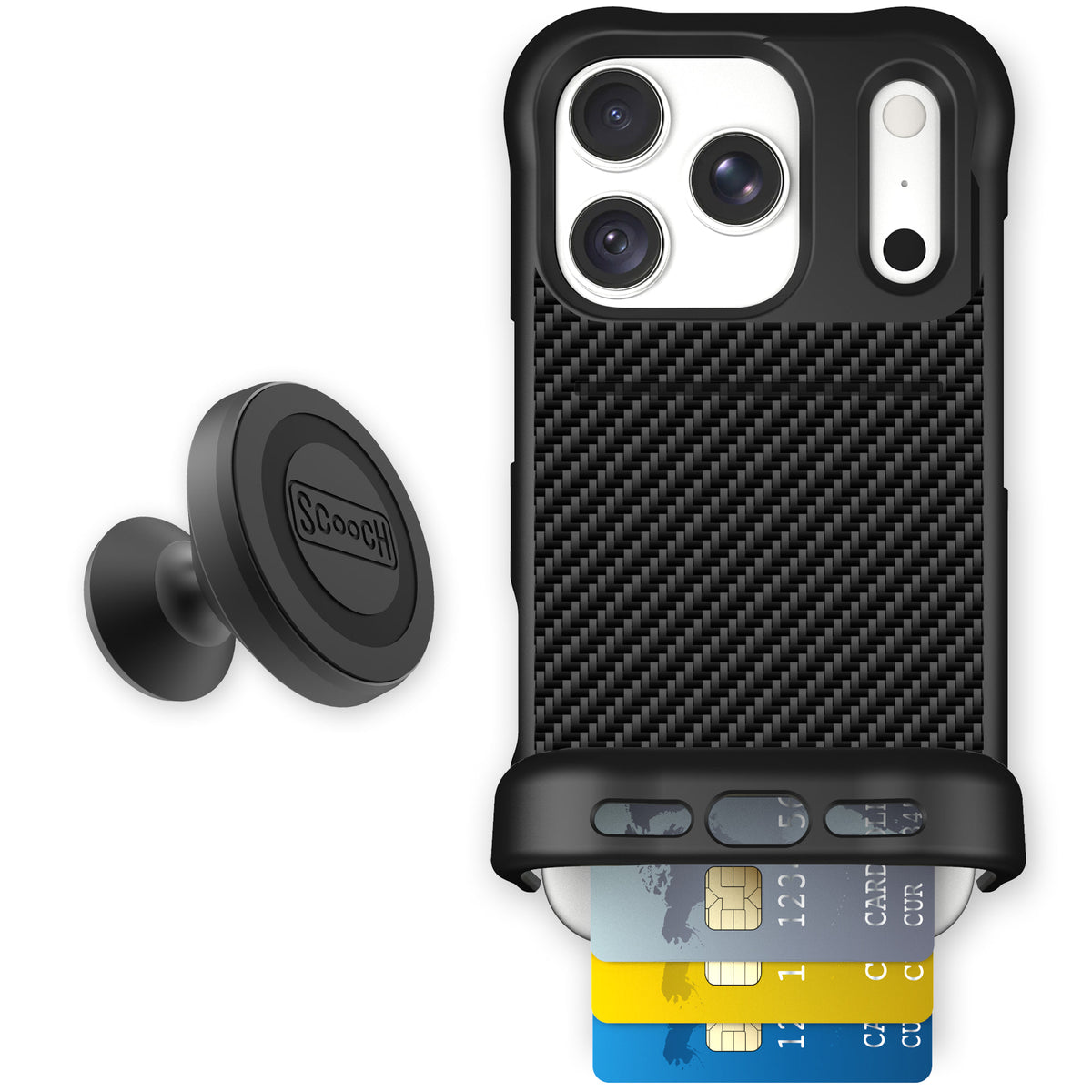Wingmate Carbon Fiber for iPhone 18 Pro — Starter Bundle