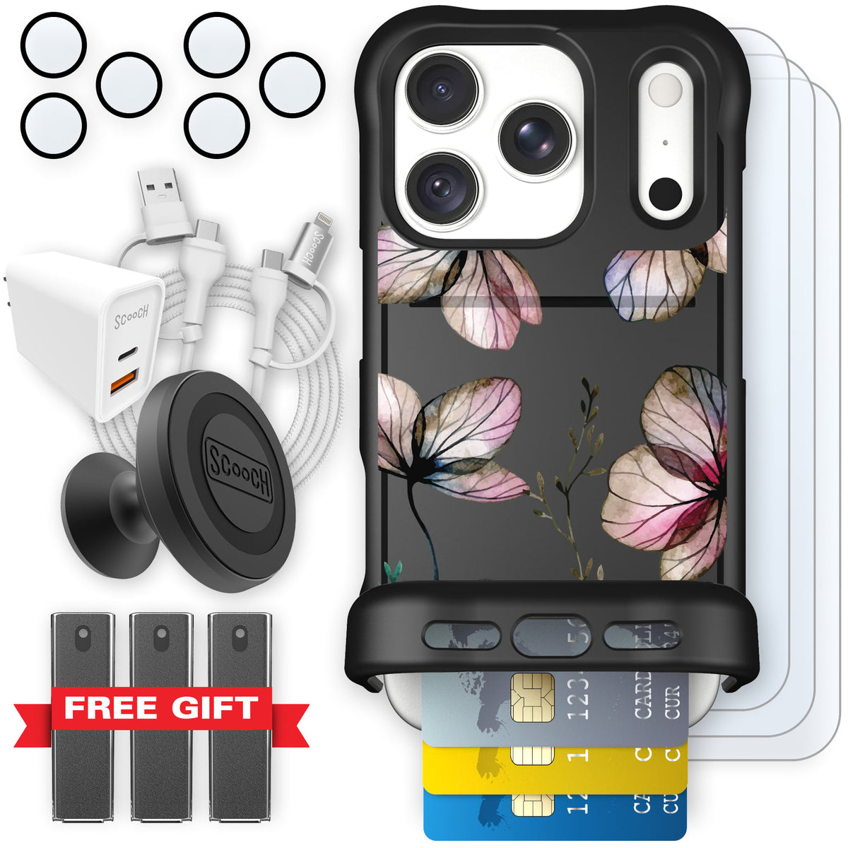 Wingmate Dried Flowers for iPhone 18 Pro — Ultimate Bundle