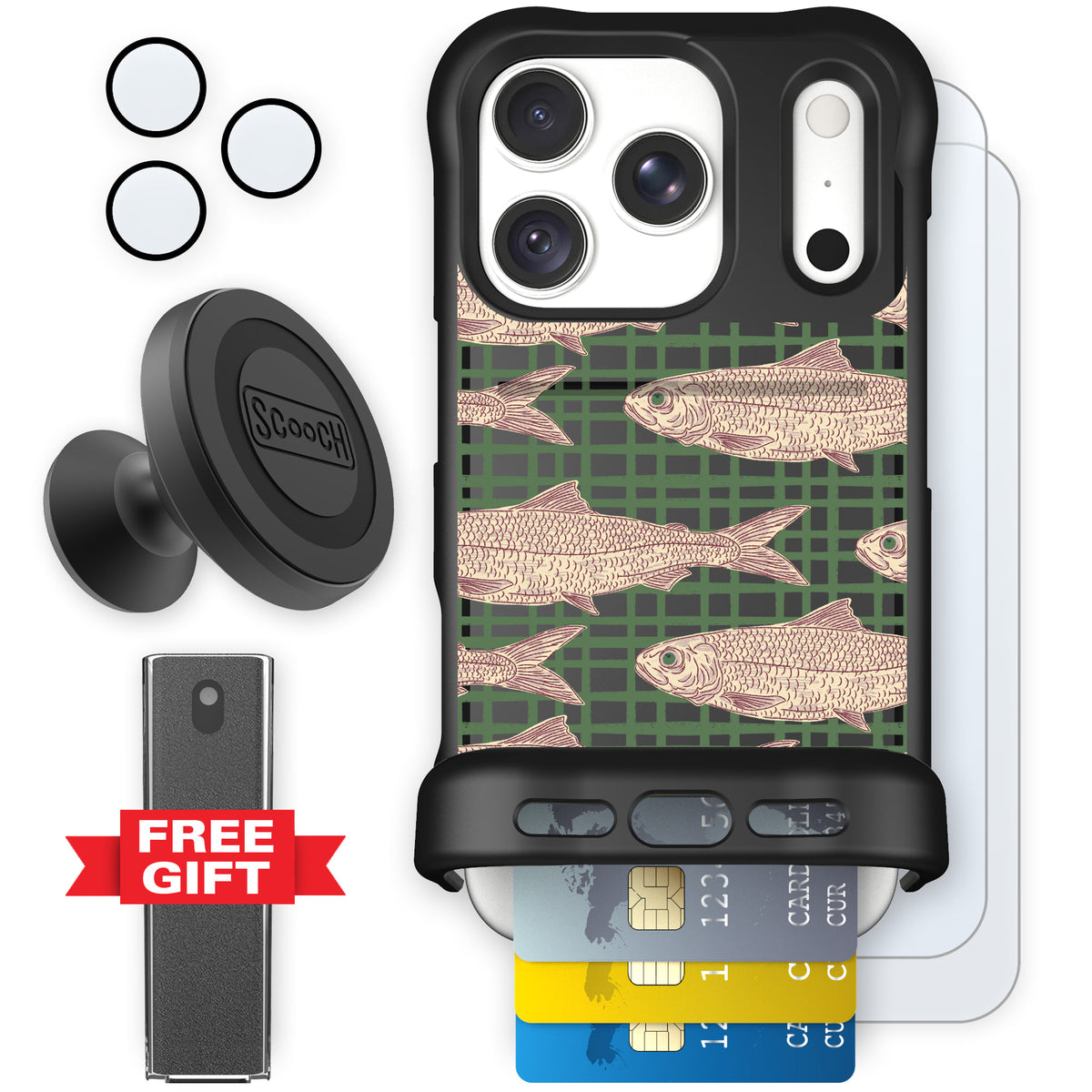 Wingmate Fresh Catch for iPhone 18 Pro — Defender Bundle
