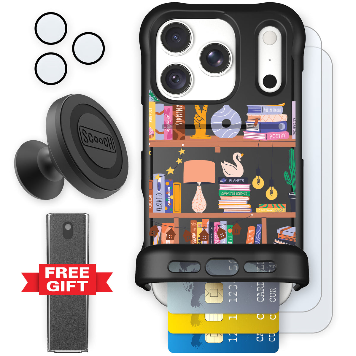 Wingmate Little Library for iPhone 18 Pro — Defender Bundle