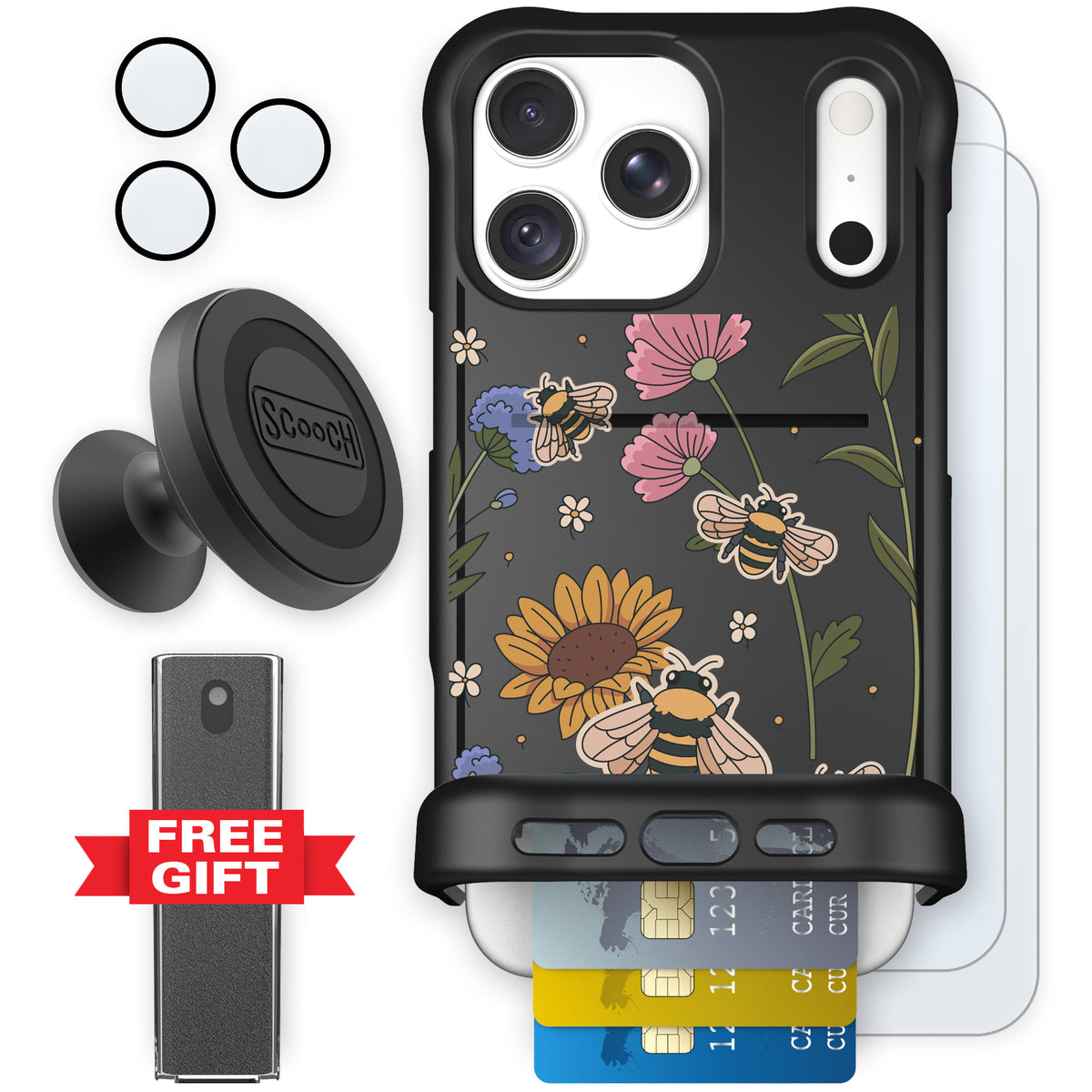 Wingmate Bee Happy for iPhone 18 Pro Max — Defender Bundle