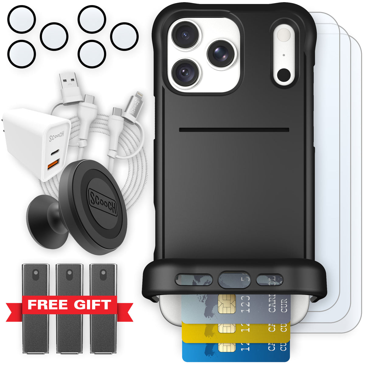 Wingmate Black for iPhone 18 Pro Max — Ultimate Bundle