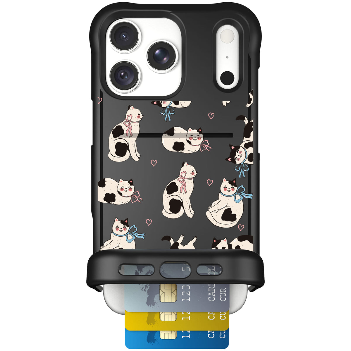 Wingmate Bow Kitties for iPhone 18 Pro Max — case