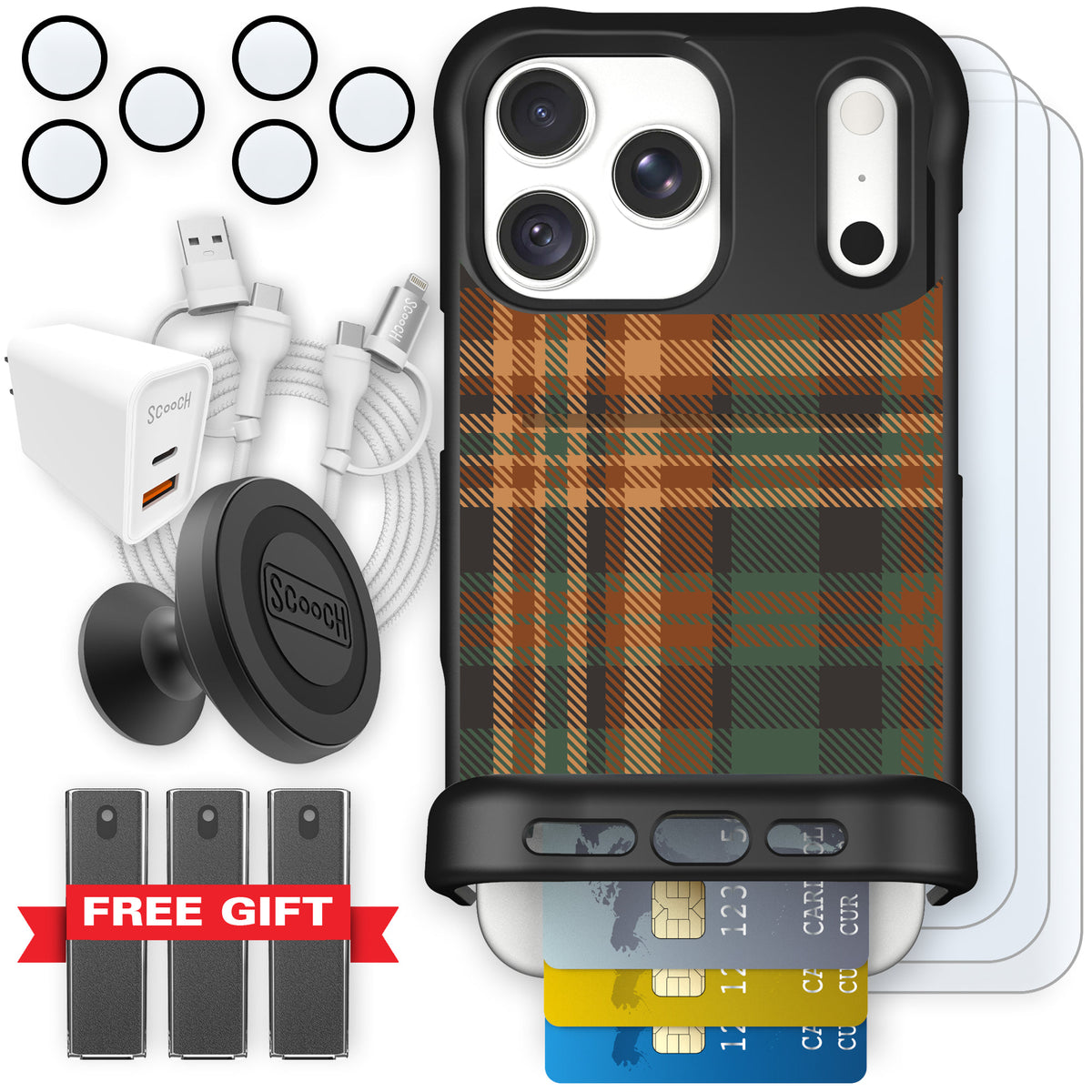 Wingmate Fall Flannel for iPhone 18 Pro Max — Ultimate Bundle