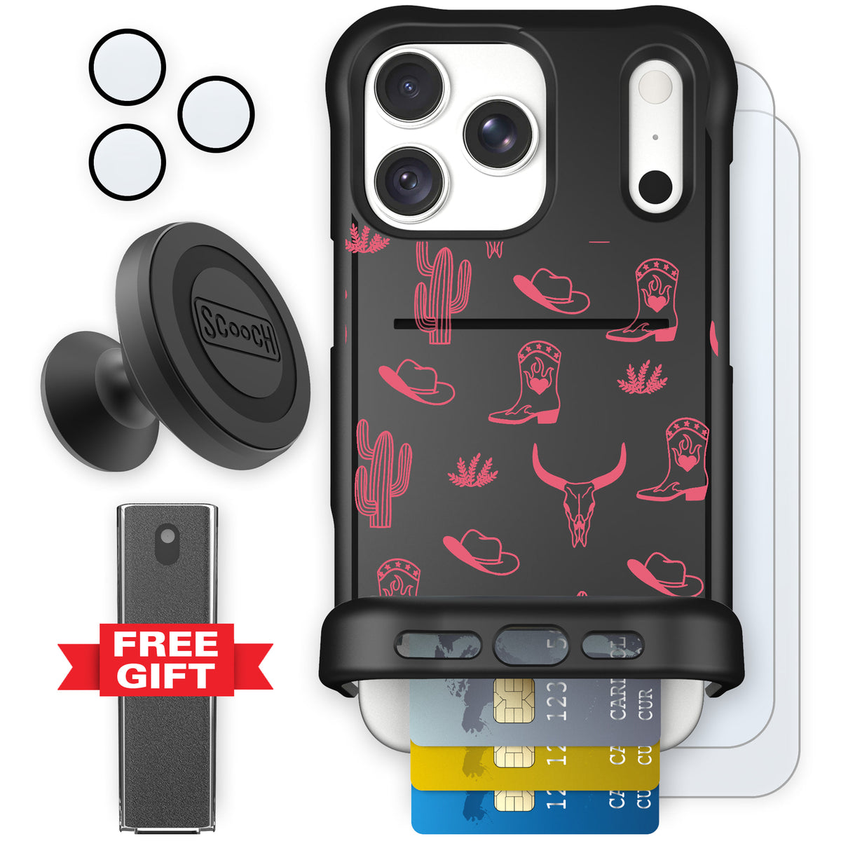 Wingmate Howdy Honey for iPhone 18 Pro Max — Defender Bundle