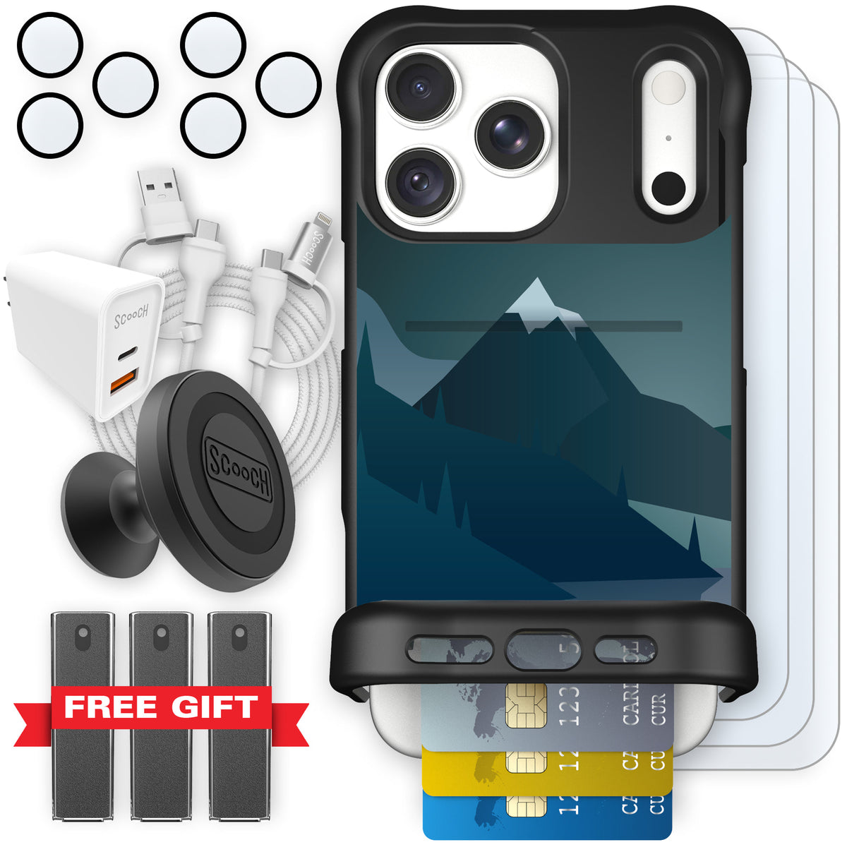Wingmate Midnight Ridge for iPhone 18 Pro Max — Ultimate Bundle