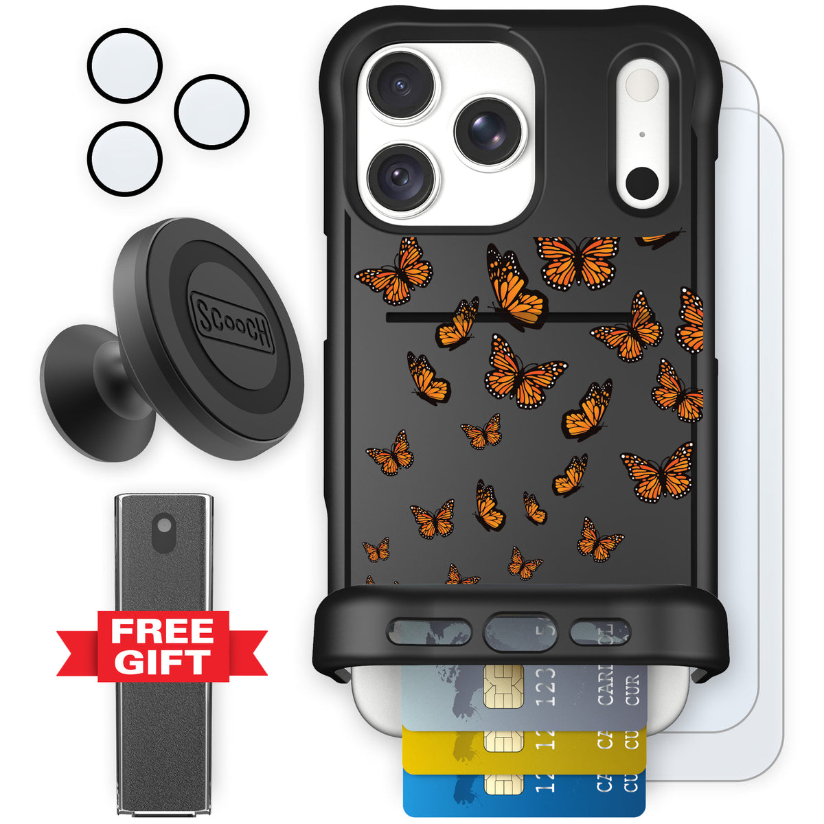Wingmate Monarch Flight for iPhone 18 Pro Max — Defender Bundle
