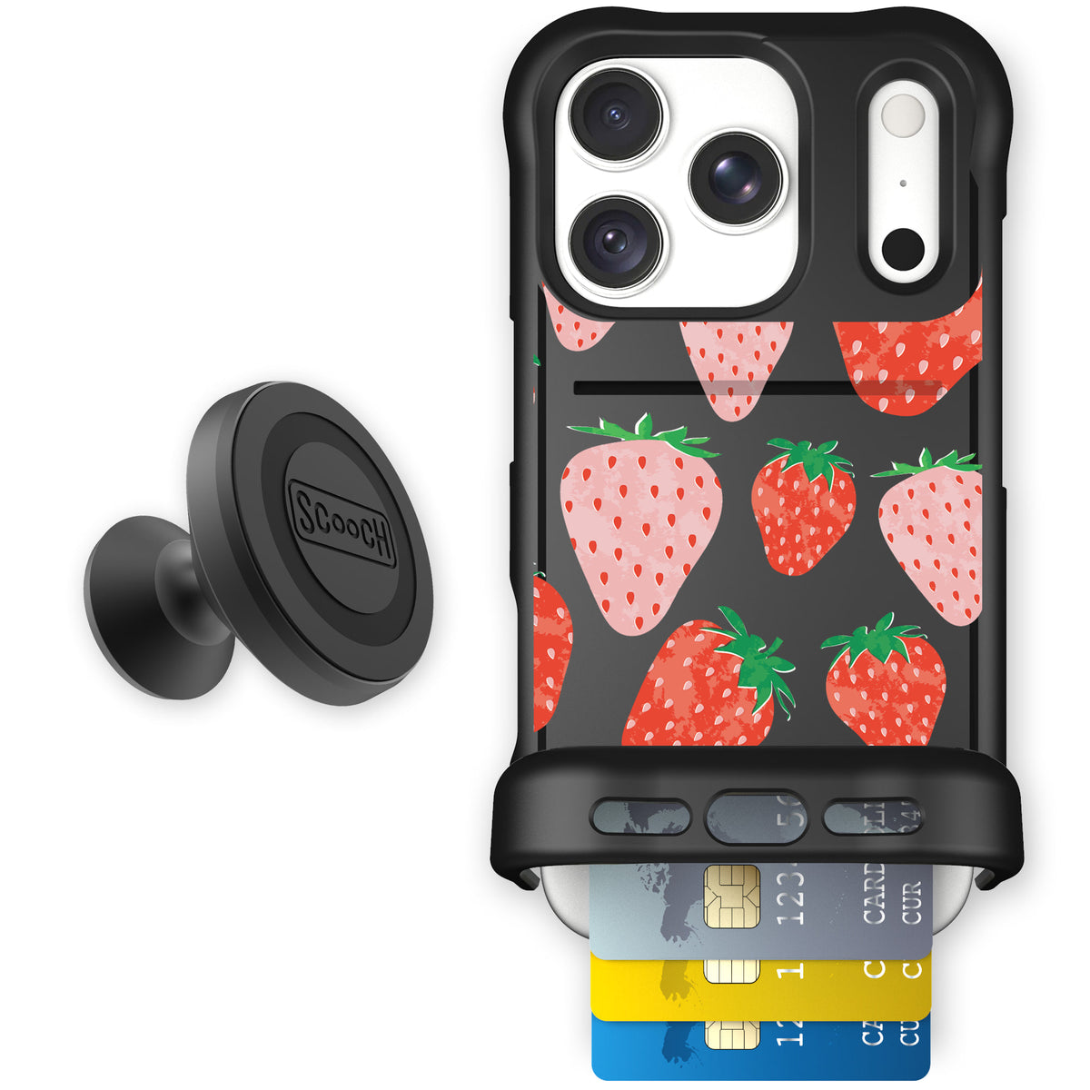 Wingmate Strawberry Fields for iPhone 18 Pro — Starter Bundle